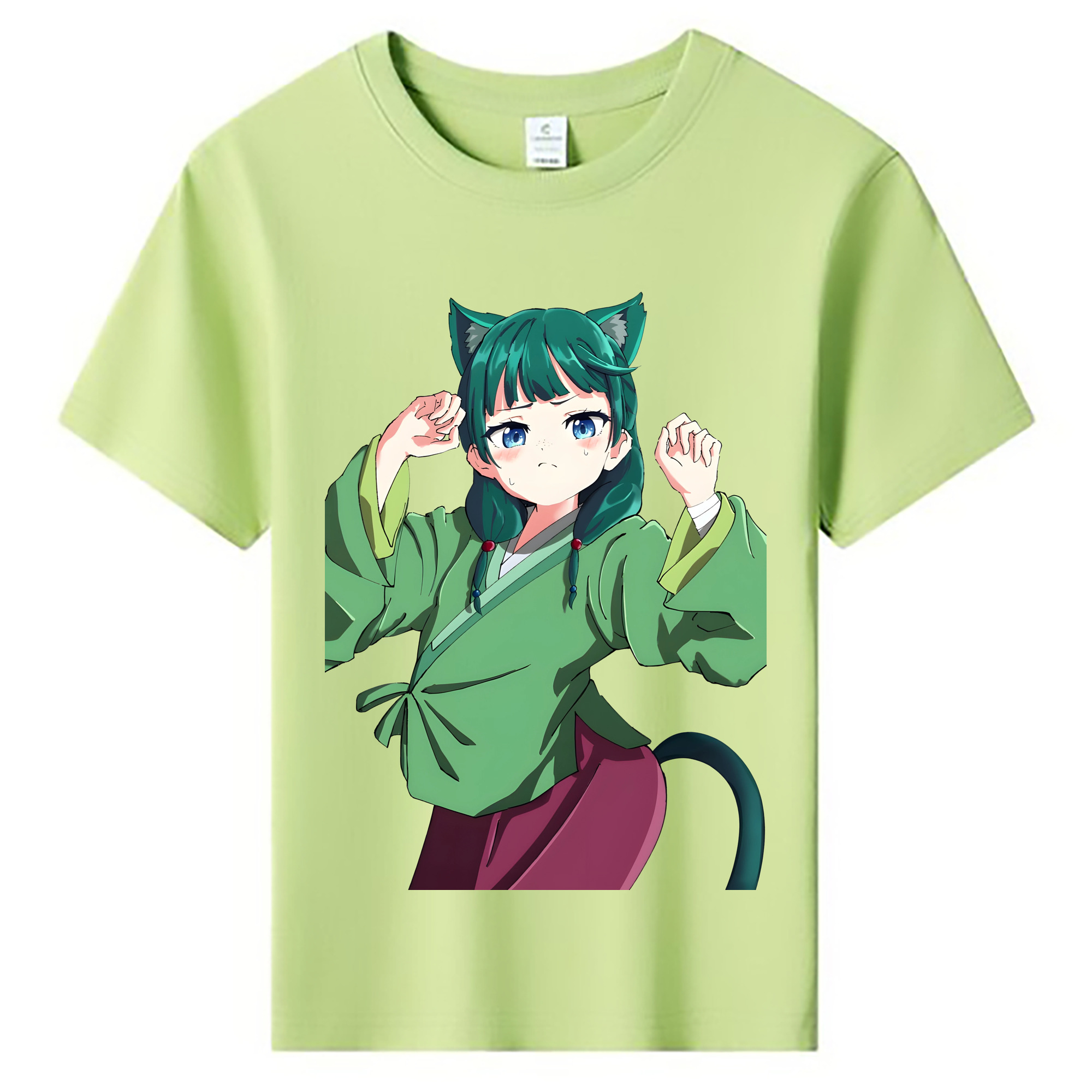 （画像用） 薬屋のひとりごと The Apothecary Diaries 綿100％キッズTシャツ（フロントプリント）